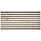 Retro Strata Blanc 6-7/8" x 14" Porcelain Floor and Wall Tile - 16 Tiles Per Case - 11.2 Square Feet