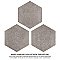 Palazzo Hex Nuvola 14-1/8" x 16-1/4" Porcelain Floor & Wall Tile - 9 Tiles Per Case - 11.07 Sq. Ft.