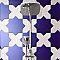 Argile Cross Bianco 7" x 7" Porcelain Floor and Wall Tile - 1 Tiles Per Case - 0.3 Square Feet