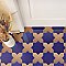 Argile Cross Cotto 7" x 7" Porcelain Floor and Wall Tile - 1 Tiles Per Case - 0.3 Square Feet