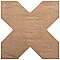 Argile Cross Cotto 7" x 7" Porcelain Floor and Wall Tile - 1 Tiles Per Case - 0.3 Square Feet