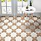 Argile Cross Cotto 7" x 7" Porcelain Floor and Wall Tile - 1 Tiles Per Case - 0.3 Square Feet