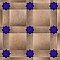 Argile Star Blu 7" x 7" Porcelain Floor and Wall Tile - 1 Tiles Per Case - 0.42 Square Feet