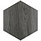 Natura Hex Nero 14-1/8" x 16-1/4" Porcelain Floor & Wall Tile -9 Tiles Per Case - 11.07 Sq. Ft.