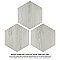 Natura Hex White 14-1/8" x 16-1/4" Porcelain Floor & Wall Tile -9 Tiles Per Case - 11.07 Sq. Ft.