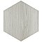 Natura Hex White 14-1/8" x 16-1/4" Porcelain Floor & Wall Tile -9 Tiles Per Case - 11.07 Sq. Ft.