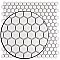 Colmena Glossy White Hex 1-1/2" x 11-5/8" Tile - Per Case of 5 Sheets - 4.75 Square Feet