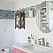 Pescado Glossy Agua 12"x 12-1/2" Porcelain Tile - Per Sheet - 1.06 Sq. Ft.