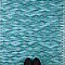 Pescado Glossy Agua 12"x 12-1/2" Porcelain Tile - Per Sheet - 1.06 Sq. Ft.