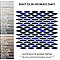 Pescado Glossy Azul 12"x 12-1/2" Porcelain Tile - Per Sheet - 1.06 Sq. Ft.