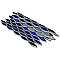 Pescado Glossy Azul 12"x 12-1/2" Porcelain Tile - Per Sheet - 1.06 Sq. Ft.
