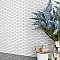 Pescado Glossy Blanco 12"x 12-1/2" Porcelain Tile - Per Sheet - 1.06 Sq. Ft.