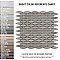 Pescado Linen Grey 12"x 12-1/2" Porcelain Tile - Per Case of 5 Sheets - 5.30 Sq. Ft.