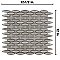 Pescado Linen Grey 12"x 12-1/2" Porcelain Tile - Per Case of 5 Sheets - 5.30 Sq. Ft.