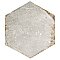 D'Anticatto Hex Bianco 11" x 12-5/8" Porcelain Tile - Per Case of 15 - 11.22 Square Feet