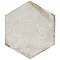 D'Anticatto Hex Bianco 11" x 12-5/8" Porcelain Tile - Per Case of 15 - 11.22 Square Feet