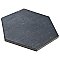 Retro Mini Hex Blue 7" x 8" Porcelain Floor & Wall Tile - Sold Per Case of 36 - 11.16 Sq. Ft.
