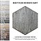 Retro Mini Hex Cendra 7" x 8" Porcelain Floor & Wall Tile - Sold Per Case of 36 - 11.16 Sq. Ft.