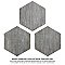 Retro Mini Hex Cendra 7" x 8" Porcelain Floor & Wall Tile - Sold Per Case of 36 - 11.16 Sq. Ft.