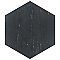 Retro Hex Nero 14-1/8" x 16-1/4" Porcelain Tile - Sold Per Case of 9 - 11.05  Square Feet