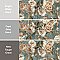 Parete Fiori Green 23-1/2" x 47" Porcelain Floor and Wall Tile - 3 Tiles Per Case - 23.1 Square Feet