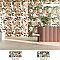 Parete Fiori Green 23-1/2" x 47" Porcelain Floor and Wall Tile - 3 Tiles Per Case - 23.1 Square Feet