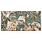 Parete Fiori Green 23-1/2" x 47" Porcelain Floor and Wall Tile - 3 Tiles Per Case - 23.1 Square Feet