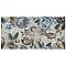 Parete Fiori Grey 23-1/2" x 47" Porcelain Floor and Wall Tile - 3 Tiles Per Case - 23.1 Square Feet