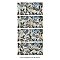Parete Fiori Grey 23-1/2" x 47" Porcelain Floor and Wall Tile - 3 Tiles Per Case - 23.1 Square Feet