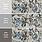 Parete Fiori Grey 23-1/2" x 47" Porcelain Floor and Wall Tile - 3 Tiles Per Case - 23.1 Square Feet