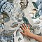 Parete Fiori Grey 23-1/2" x 47" Porcelain Floor and Wall Tile - 3 Tiles Per Case - 23.1 Square Feet