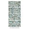 Parete Tropici Blue 23-1/2" x 47" Porcelain Floor and Wall Tile - 3 Tiles Per Case - 23.1 Square Feet