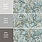 Parete Tropici Blue 23-1/2" x 47" Porcelain Floor and Wall Tile - 3 Tiles Per Case - 23.1 Square Feet