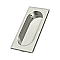 Solid Brass Flush Pull for Sliding or Pocket Doors or Windows - 3-7/8" - Multiple Finishes