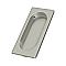 Solid Brass Flush Pull for Sliding or Pocket Doors or Windows - 3-7/8" - Multiple Finishes