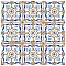 Kings Campania Atrani 13" x 13" Ceramic Floor and Wall Tile - 10 Tiles Per Case - 12.0 Square Feet
