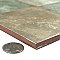Kings Etna Sage 13-1/8" x 13-1/8" Ceramic Floor & Wall Tile - 10 Tiles Per Case - 12.2 Sq. Ft.