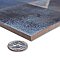 Kings Sea Blue 13" x 13" Ceramic Floor and Wall Tile - 10 Tiles Per Case - 12.0 Square Feet