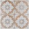 Kings Clay Blossom 17-3/4"x17-3/4" Ceramic Tile - Sold Per Case of 5 - 11.17 Square Feet Per Case