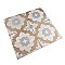 Kings Clay Blossom 17-3/4"x17-3/4" Ceramic Tile - Sold Per Case of 5 - 11.17 Square Feet Per Case
