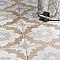 Kings Clay Blossom 17-3/4"x17-3/4" Ceramic Tile - Sold Per Case of 5 - 11.17 Square Feet Per Case