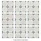 Kings Field Blue 17-3/4" x 17-3/4" Porcelain Floor and Wall Tile - 5 Tiles Per Case - 11.1 Square Feet