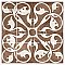 Kings Nouveau Ruby 17-5/8" x 17-5/8" Ceramic Floor and Wall Tile - 5 Tiles Per Case - 10.95 Square Feet