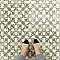 Kings Nouveau Sage 17-5/8" x 17-5/8" Ceramic Floor and Wall Tile - 5 Tiles Per Case - 10.95 Square Feet