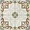 Kings Paname Bastille 17-5/8" x 17-5/8" Ceramic Floor and Wall Tile - 5 Tiles Per Case - 10.95 Square Feet
