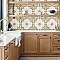 Kings Paname Bastille 17-5/8" x 17-5/8" Ceramic Floor and Wall Tile - 5 Tiles Per Case - 10.95 Square Feet