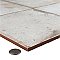 Kings Root Distressed White 17-5/8"x17-5/8" Ceramic Tile - Sold Per Case of 5 - 11.02 Square Feet Per Case