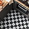 Merzoni Checker Ruzzini 17-7/8" x 17-7/8" Porcelain Floor & Wall Tile Tile - 6 Pieces per Case - 13.5 Sq. Ft. Per Case