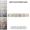 Unique 6" x 35-7/8" Porcelain Floor and Wall Tile - 7 Tiles Per Case - 10.71 Sq. Ft.