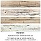 Unique 6" x 35-7/8" Porcelain Floor and Wall Tile - 7 Tiles Per Case - 10.71 Sq. Ft.